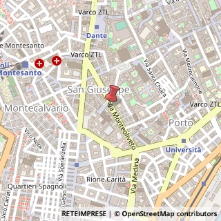 Mappa Via Monteoliveto, 87, 80134 Napoli, Napoli (Campania)