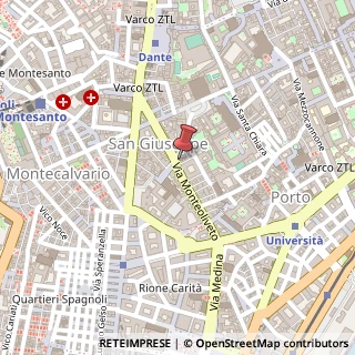 Mappa Via Monteoliveto, 1, 80134 Napoli, Napoli (Campania)