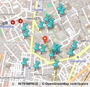 Mappa Vico I Gravina, 80134 Napoli NA, Italia (0.243)