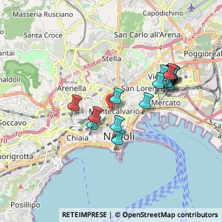 Mappa Via S. Lucia a Monte, 80135 Napoli NA, Italia (1.981)