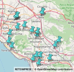 Mappa Viale della Rinascita, 80044 Ottaviano NA, Italia (9.781)