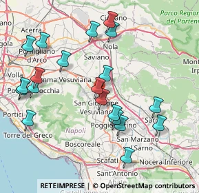 Mappa Viale della Rinascita, 80044 Ottaviano NA, Italia (9.228)
