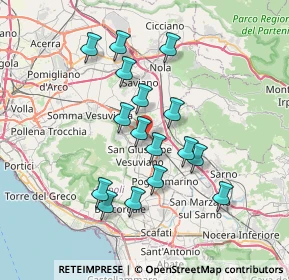Mappa Viale della Rinascita, 80044 Ottaviano NA, Italia (6.8775)