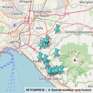 Mappa Viale della Pace, 80040 San Sebastiano Al Vesuvio NA, Italia (3.80846)