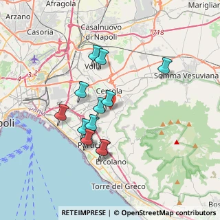 Mappa Viale della Pace, 80040 San Sebastiano Al Vesuvio NA, Italia (3.44462)