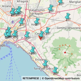 Mappa Viale della Pace, 80040 San Sebastiano Al Vesuvio NA, Italia (6.3425)