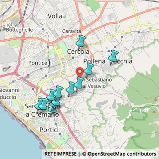 Mappa Viale della Pace, 80040 San Sebastiano Al Vesuvio NA, Italia (2.00167)