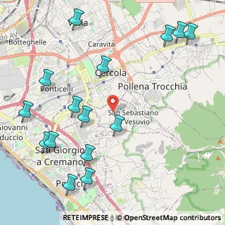 Mappa Viale della Pace, 80040 San Sebastiano Al Vesuvio NA, Italia (2.92333)