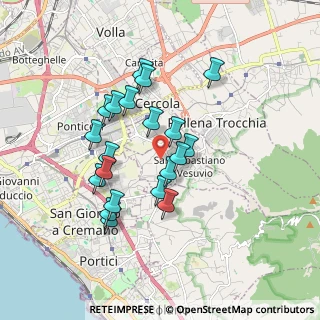 Mappa Viale della Pace, 80040 San Sebastiano Al Vesuvio NA, Italia (1.6815)