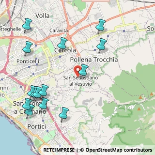 Mappa Via Salvo D'Acquisto, 80040 San Sebastiano Al Vesuvio NA, Italia (2.82643)