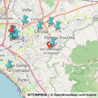 Mappa Via Salvo D'Acquisto, 80040 San Sebastiano Al Vesuvio NA, Italia (2.94182)