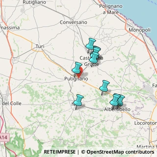 Mappa Viale Giuseppe Verdi, 70017 Putignano BA, Italia (6.75182)