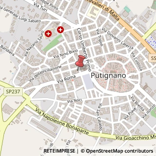 Mappa Via Cappuccini, 1, 70017 Putignano, Bari (Puglia)
