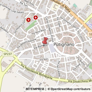 Mappa Via Roma, 13, 70017 Putignano, Bari (Puglia)