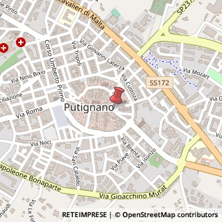 Mappa Via Porta Barsento, 10, 70017 Putignano, Bari (Puglia)