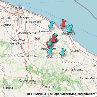 Mappa Via Terzi, 70017 Putignano BA, Italia (9.56818)