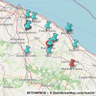 Mappa Via Terzi, 70017 Putignano BA, Italia (15.74235)
