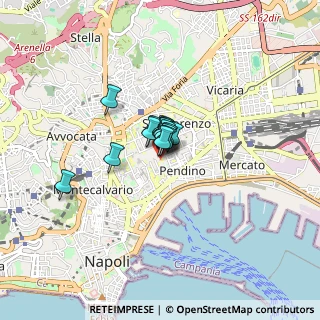 Mappa Via San Biagio Dei Librai, 80134 Napoli NA, Italia (0.334)