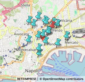 Mappa Vico San Domenico Maggiore, 80134 Napoli NA, Italia (0.677)