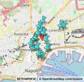 Mappa Vico San Domenico Maggiore, 80134 Napoli NA, Italia (0.6035)