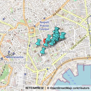 Mappa Vico San Domenico Maggiore, 80134 Napoli NA, Italia (0.2525)