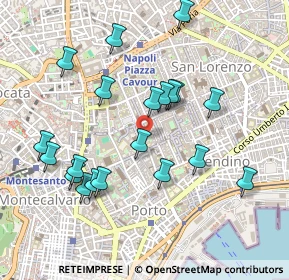 Mappa Vico San Domenico Maggiore, 80134 Napoli NA, Italia (0.5215)