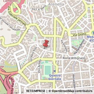 Mappa Via case puntellate 80, 80128 Napoli, Napoli (Campania)