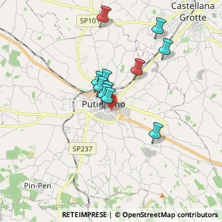 Mappa Via Arco Galera, 70017 Putignano BA, Italia (1.60818)