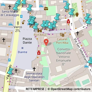 Mappa Via Port'Alba, 80134 Napoli NA, Italia (0.102)