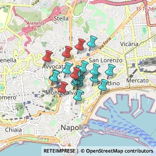 Mappa P.za Dante, 80134 Napoli NA, Italia (0.5595)