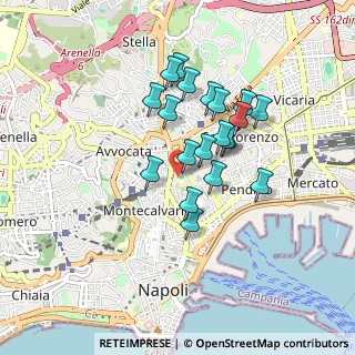 Mappa P.za Dante, 80134 Napoli NA, Italia (0.7675)