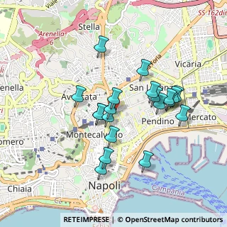 Mappa Via Port'Alba, 80134 Napoli NA, Italia (0.8605)