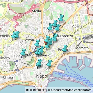 Mappa P.za Dante, 80134 Napoli NA, Italia (0.824)