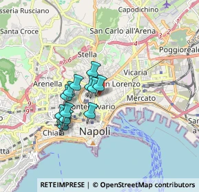Mappa P.za Dante, 80134 Napoli NA, Italia (1.38154)