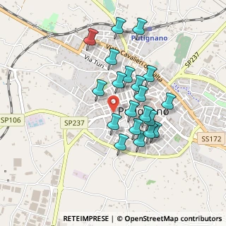 Mappa Via Antonio Karusio, 70017 Putignano BA, Italia (0.41)