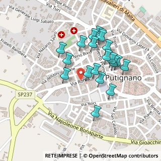 Mappa Via Antonio Karusio, 70017 Putignano BA, Italia (0.217)