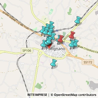 Mappa Via Antonio Karusio, 70017 Putignano BA, Italia (0.648)