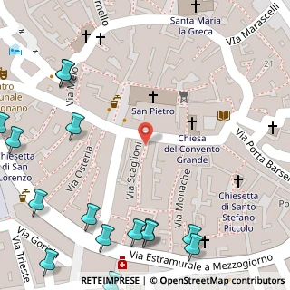 Mappa Via Strettola, 70017 Putignano BA, Italia (0.134)