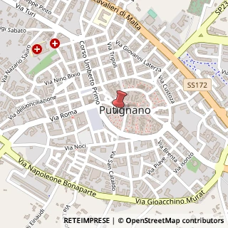 Mappa Via San Giacomo, 20, 70017 Putignano, Bari (Puglia)