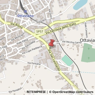 Mappa Via San Leonardo, 66, 80044 Ottaviano, Napoli (Campania)