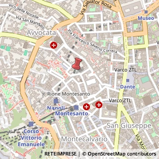 Mappa Via Avellino a Tarsia,  4, 80135 Napoli, Napoli (Campania)