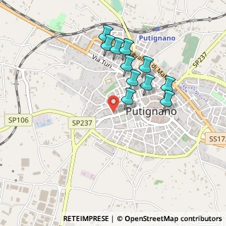 Mappa 70017 Putignano BA, Italia (0.45455)