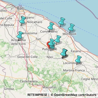 Mappa 70017 Putignano BA, Italia (14.30583)