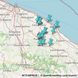 Mappa 70017 Putignano BA, Italia (10.32)
