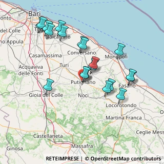 Mappa 70017 Putignano BA, Italia (16.54842)