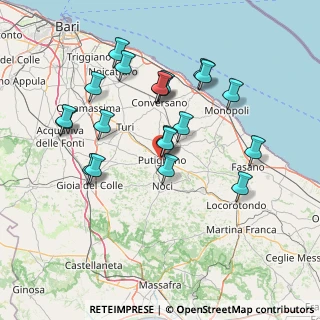 Mappa 70017 Putignano BA, Italia (15.508)