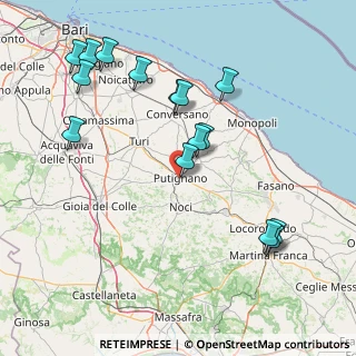 Mappa 70017 Putignano BA, Italia (19.08067)