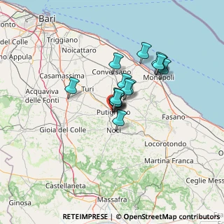 Mappa 70017 Putignano BA, Italia (9.20188)