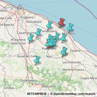 Mappa 70017 Putignano BA, Italia (10.39438)