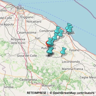 Mappa 70017 Putignano BA, Italia (8.98364)